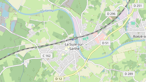 Carte de localisation de l'évènement