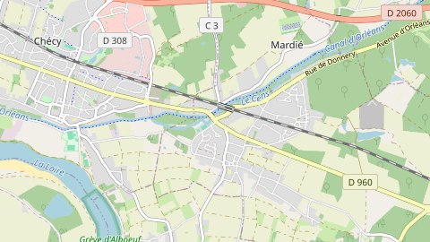 Carte de localisation de l'évènement