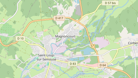 Carte de localisation de l'évènement
