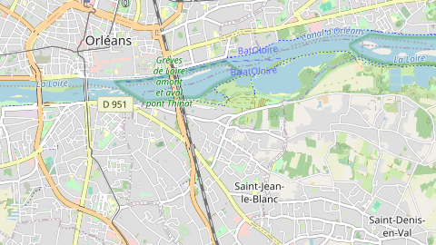 Carte de localisation de l'évènement
