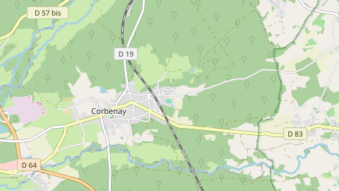 Carte de localisation de l'évènement