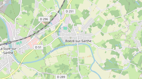 Carte de localisation de l'évènement