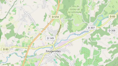 Carte de localisation de l'évènement