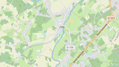 Carte de localisation de l'évènement