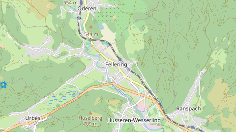 Carte de localisation de l'évènement