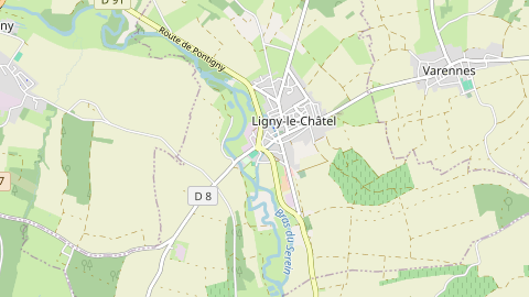 Carte de localisation de l'évènement