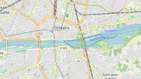 Carte de localisation de l'évènement