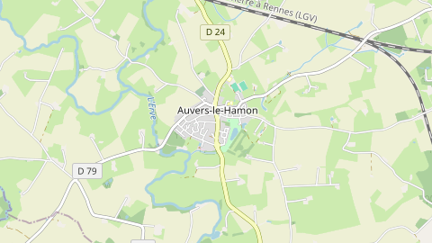 Carte de localisation de l'évènement