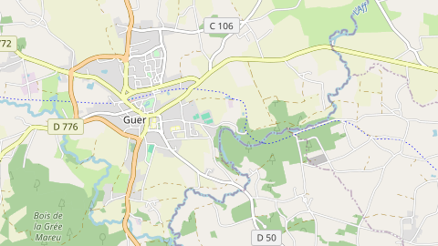 Carte de localisation de l'évènement