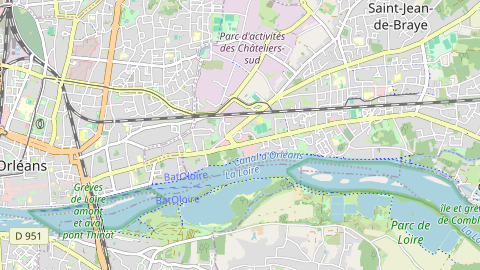 Carte de localisation de l'évènement