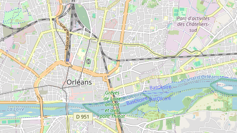 Carte de localisation de l'évènement