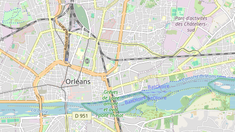 Carte de localisation de l'évènement