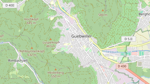 Carte de localisation de l'évènement