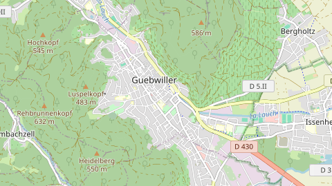 Carte de localisation de l'évènement