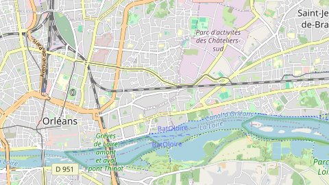 Carte de localisation de l'évènement