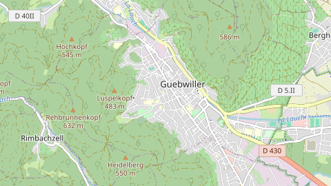 Carte de localisation de l'évènement