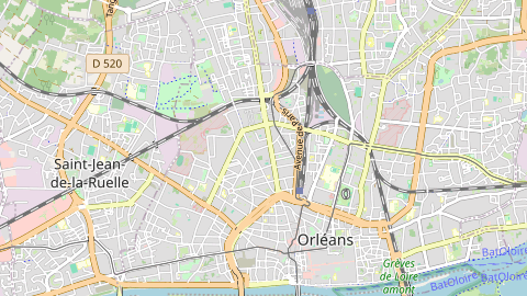 Carte de localisation de l'évènement