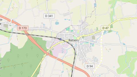 Carte de localisation de l'évènement