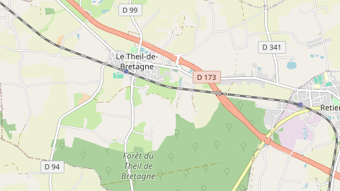 Carte de localisation de l'évènement