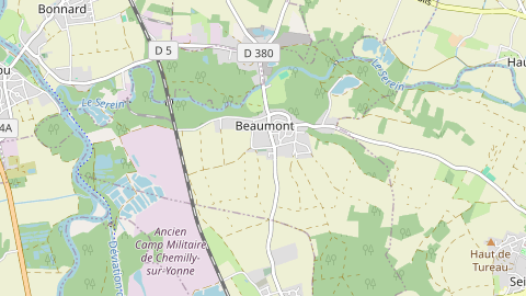 Carte de localisation de l'évènement