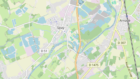 Carte de localisation de l'évènement