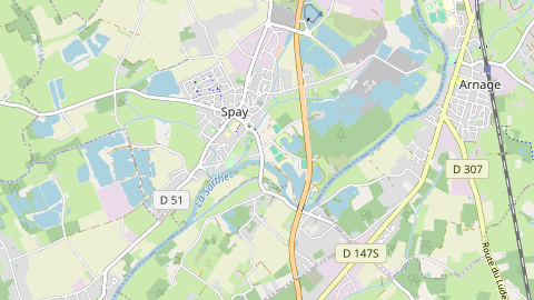 Carte de localisation de l'évènement