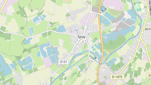 Carte de localisation de l'évènement