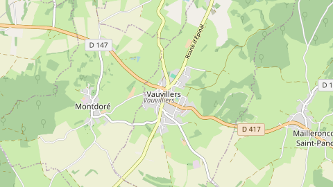 Carte de localisation de l'évènement