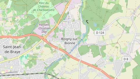 Carte de localisation de l'évènement