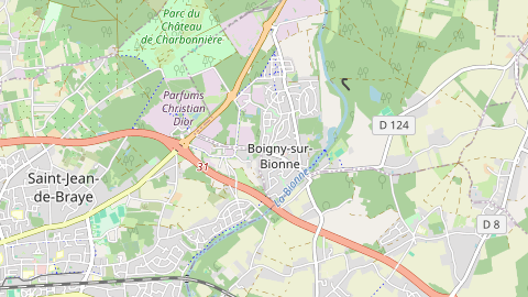Carte de localisation de l'évènement