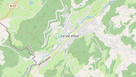 Carte de localisation de l'évènement