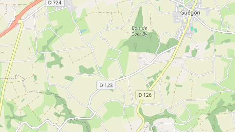 Carte de localisation de l'évènement