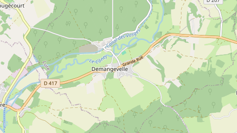 Carte de localisation de l'évènement