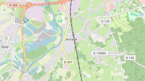 Carte de localisation de l'évènement