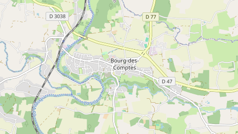 Carte de localisation de l'évènement