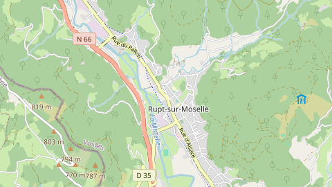 Carte de localisation de l'évènement