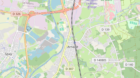 Carte de localisation de l'évènement