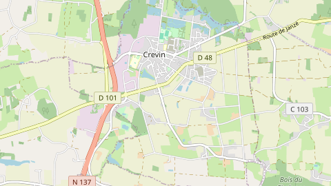 Carte de localisation de l'évènement