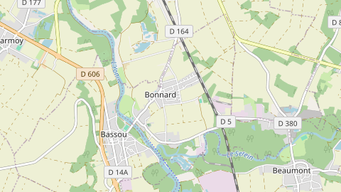 Carte de localisation de l'évènement