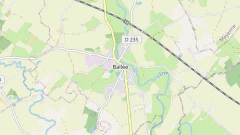 Carte de localisation de l'évènement