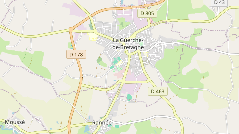 Carte de localisation de l'évènement