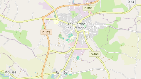 Carte de localisation de l'évènement