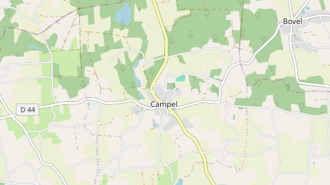 Carte de localisation de l'évènement