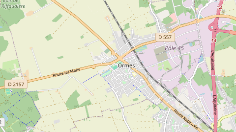 Carte de localisation de l'évènement