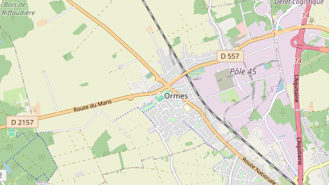 Carte de localisation de l'évènement