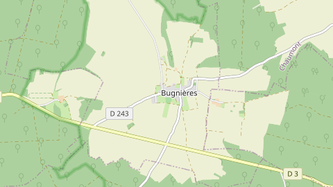 Carte de localisation de l'évènement