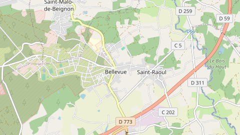 Carte de localisation de l'évènement