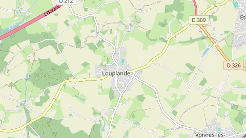 Carte de localisation de l'évènement