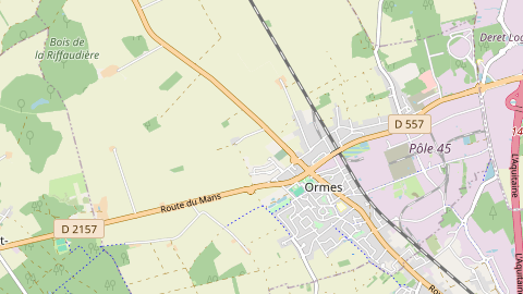 Carte de localisation de l'évènement