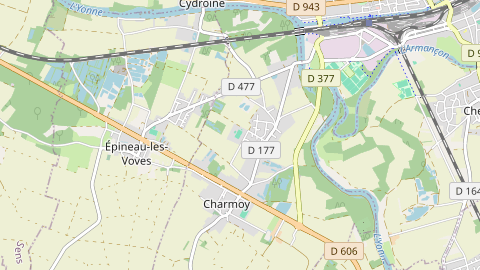 Carte de localisation de l'évènement